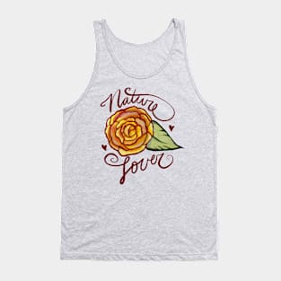 Nature Lover Flower Petal Tank Top